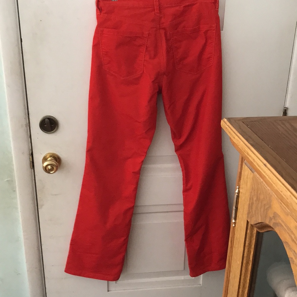 Loft red corduroy 5 pocket jeans